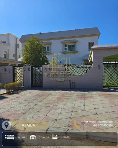 EXCELLENT 4+1 BR VILLA IN AZAIBA AVAILABLE FOR RENT