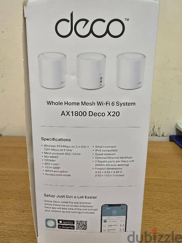 TP LINK DECO X20 AX1800 5