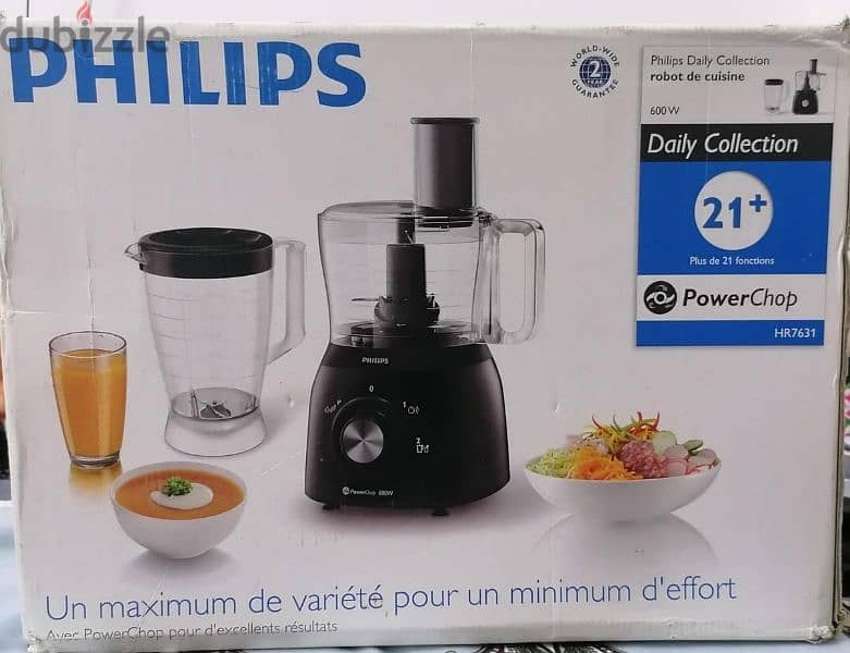 BLENDER /FOOD PROCESSOR  خلاطة وفرامة فيليبس 2