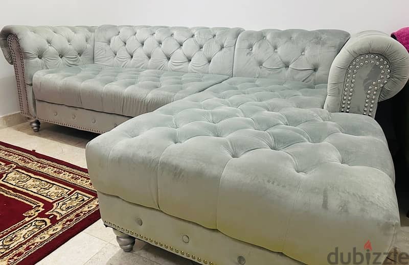 L shape sofa redused price urgent sale 1