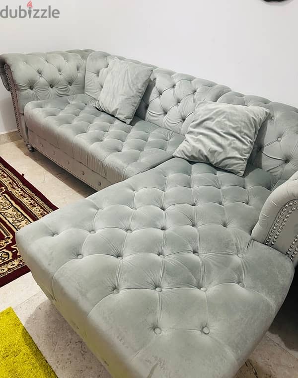 L shape sofa redused price urgent sale 3