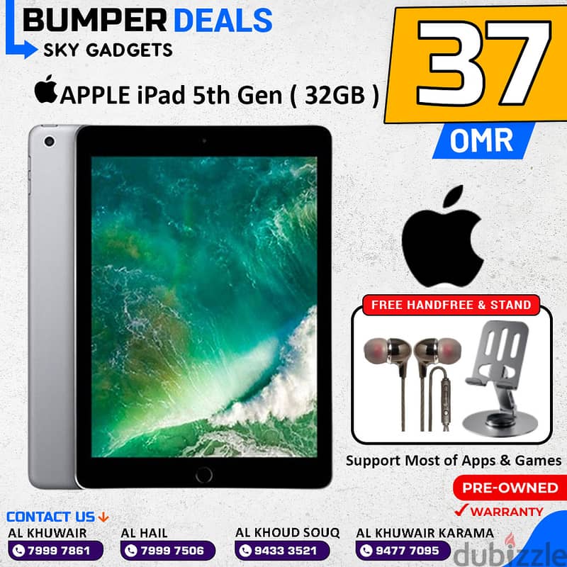 SPECIAL OFFERS ! Apple iPad 5th | 6th | 7th | Mini | Air | Pro |iOS 18 2