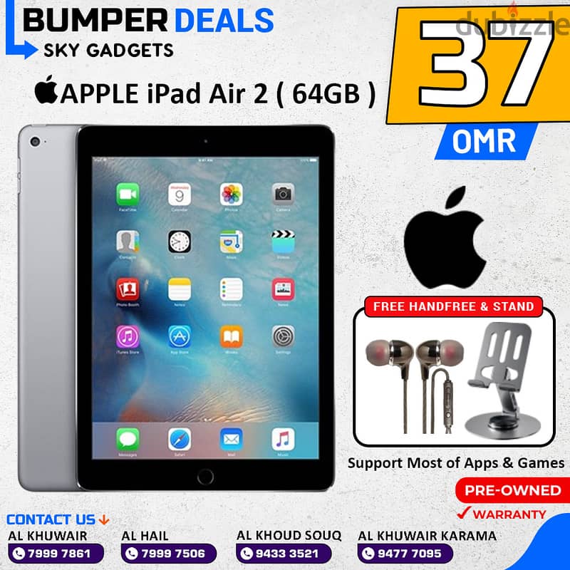 SPECIAL OFFERS ! Apple iPad 5th | 6th | 7th | Mini | Air | Pro |iOS 18 3