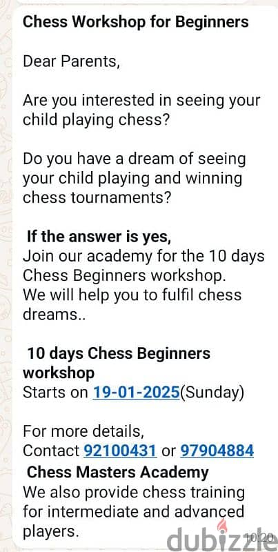 Chess Training for Beginners 1