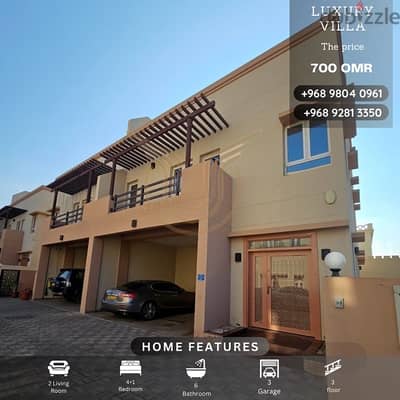 BOWSHAR AL MUNA | LUXURIOUS 4+1 BR VILLA FOR RENT