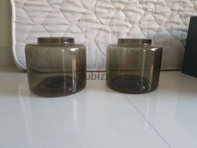 Black Transparent Vase / Storage