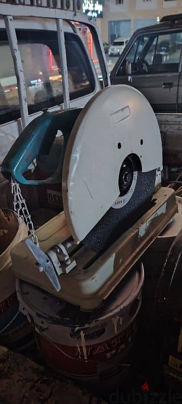 Available iron cutting machine and cement mixers 4