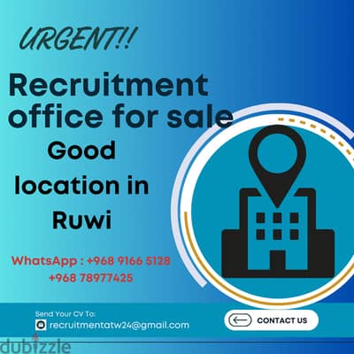 RECRUITMENT OFFICE FOR SALE