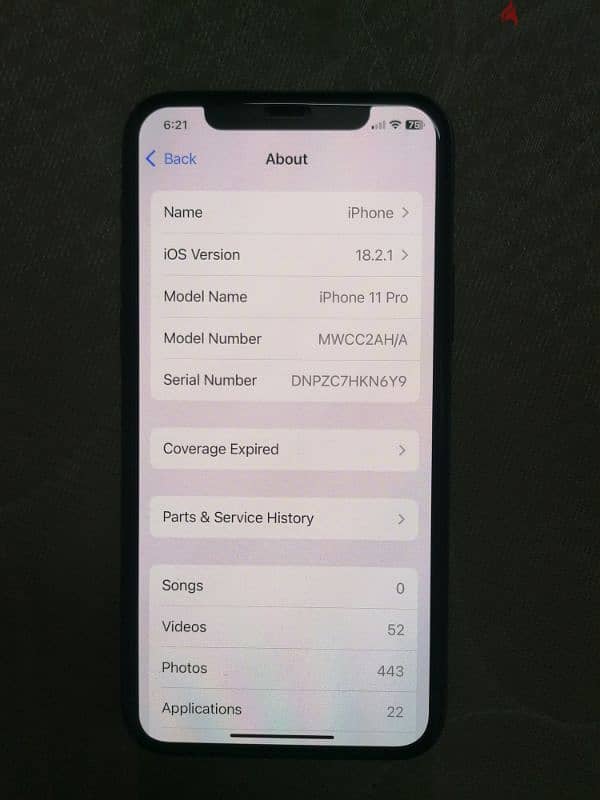 I phone 11 pro 256 gb 3