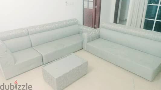 Sofa Set L Shape with Center Table for Sale