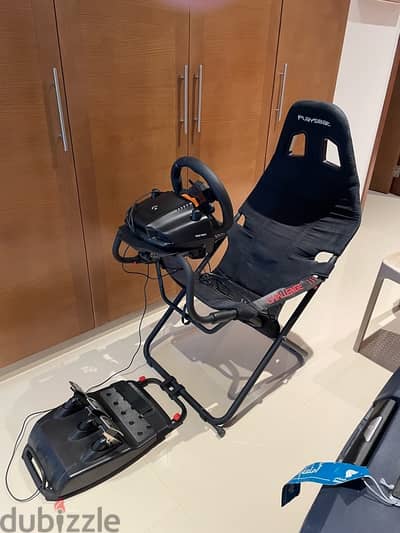 Logitech G923 racing wheel and playseat challenge and racing seat