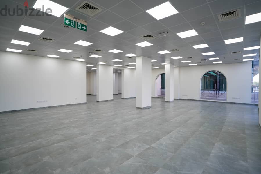 High end showroom/retail space for rent Al Ghubrah 1