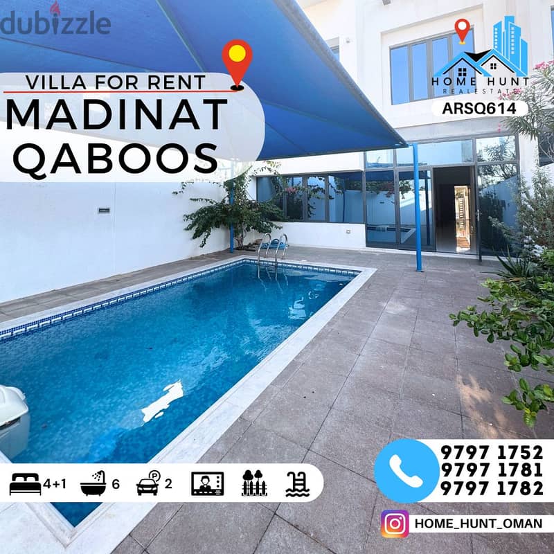 MADINAT QABOOS | GREAT QUALITY 4+1 BR MODERN VILLA WITH PRIVATE POOL 0