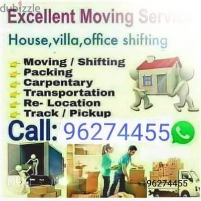 House shiffting Experience carpenter service