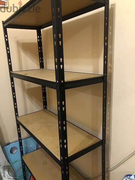 steel cabinet 4 shelves plus 1 top for storage 1