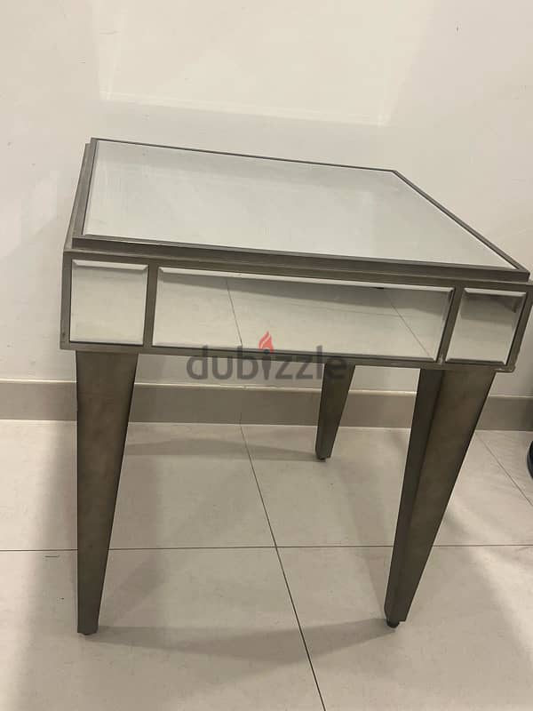 2 GLass  side table 1