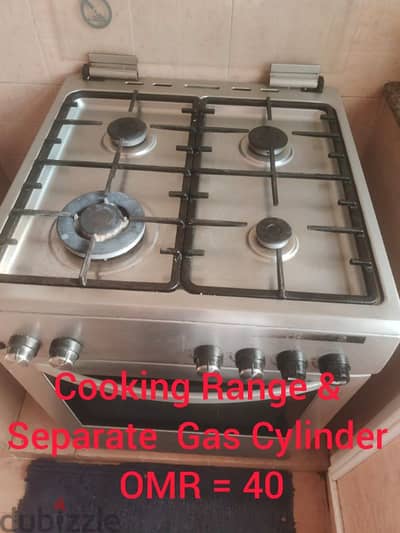 Cooking Range with Cylinder