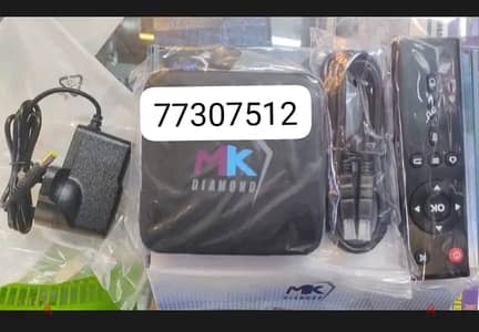 MK Tv Box with 1year subscription.