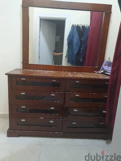 Dressing table with drawers