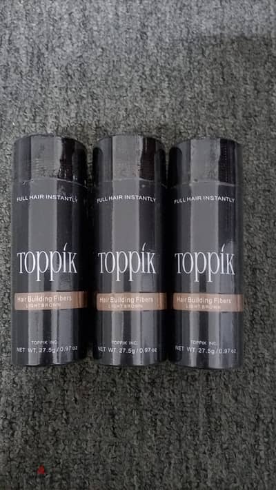 Toppik hair fiber (USA) light brown 27.5 Grams. For blond boys girls.