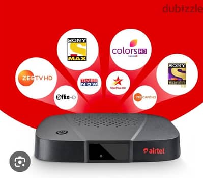 AIRTEL HD DISH RECEIVER & REMOTEWITH 1 MONTH SUBSCRIPTION