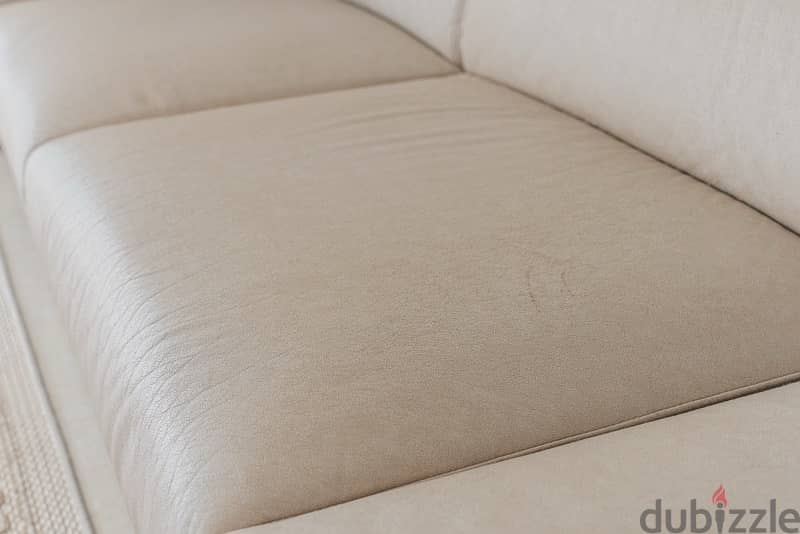 3 Seater L shape leather sofa 2