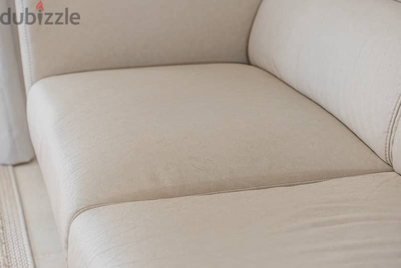 3 Seater L shape leather sofa 5