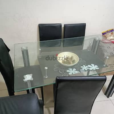 Dining table with 6 chairs