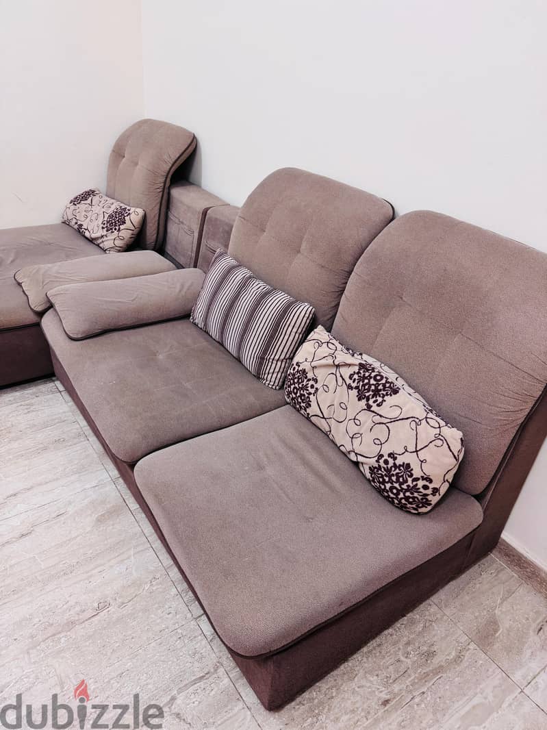 Sofa with pillow at Give away price 2