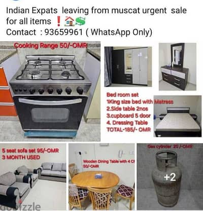 Below 5 months of used Good Quality furniture  for sale