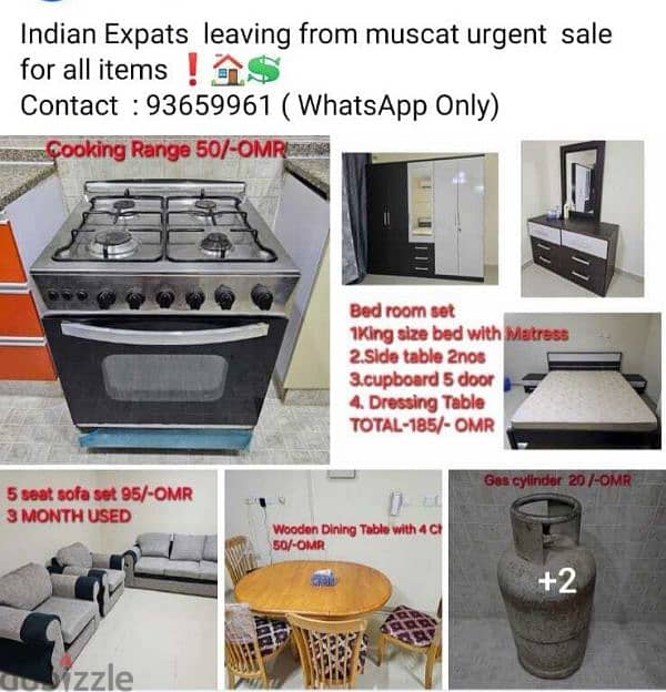 Below 5 months of used Good Quality furniture  for sale 0