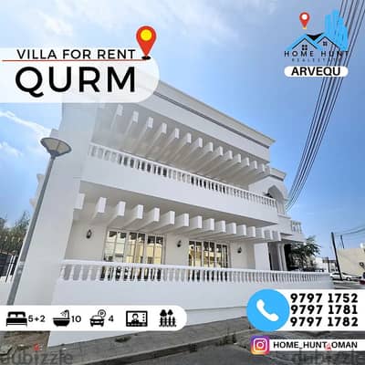 AL QURUM | WELL MAINTAINED 5+2 BR INDEPENDENT VILLA FOR RENT