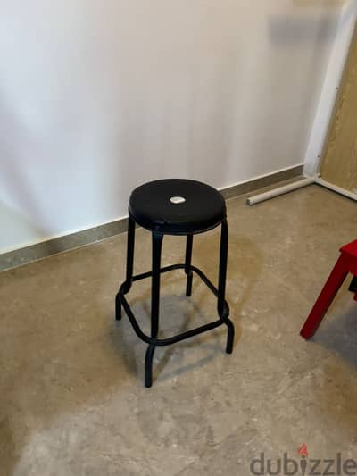 "Black Stool - Great Condition! Only OMR 6!"