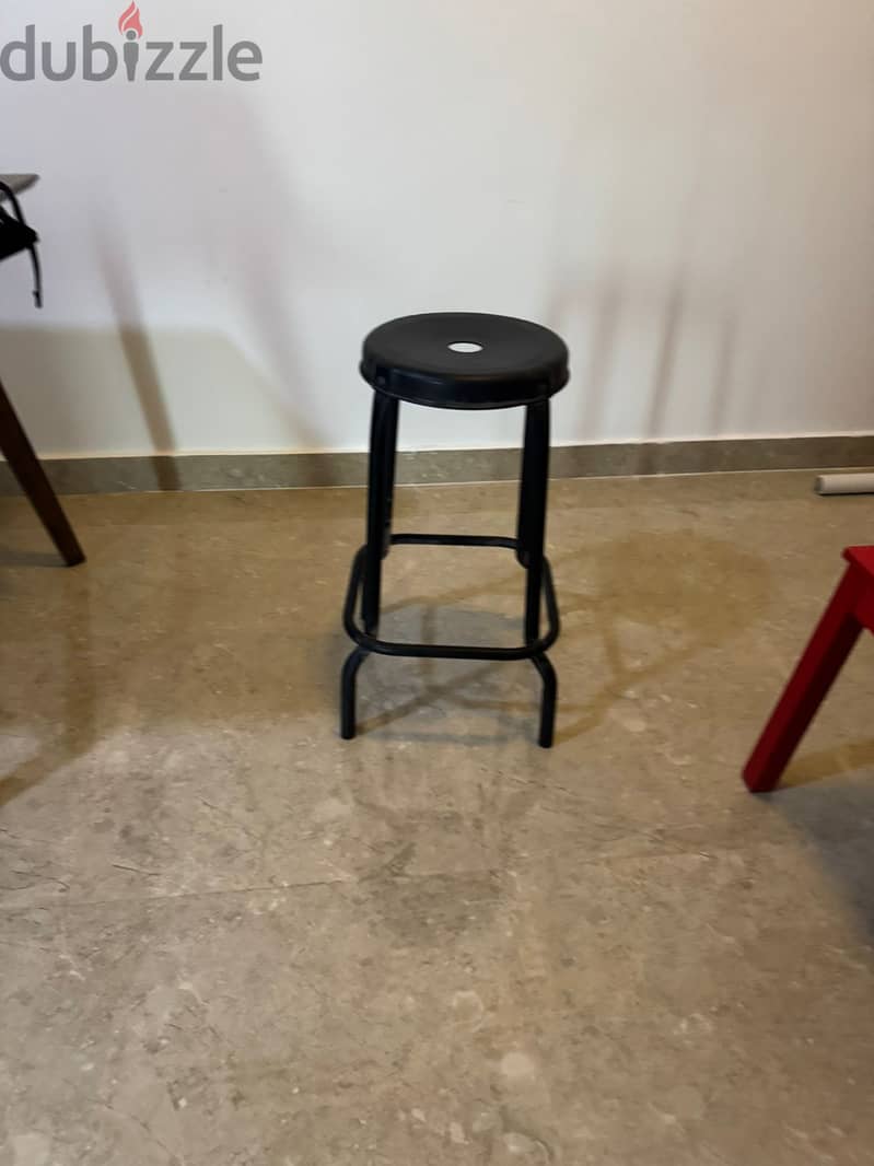 "Black Stool - Great Condition! Only OMR 6!" 1