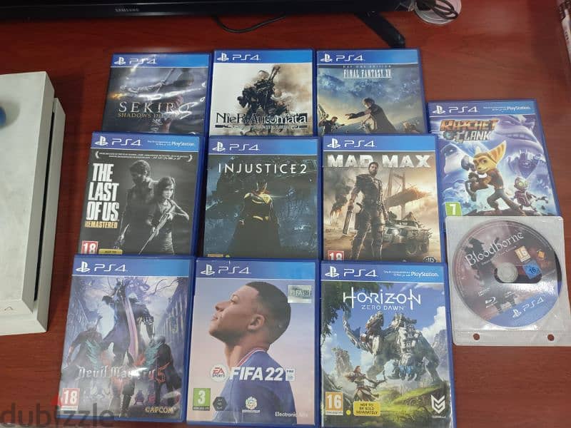 PS4 (PlayStation 4) + 11 Games 4