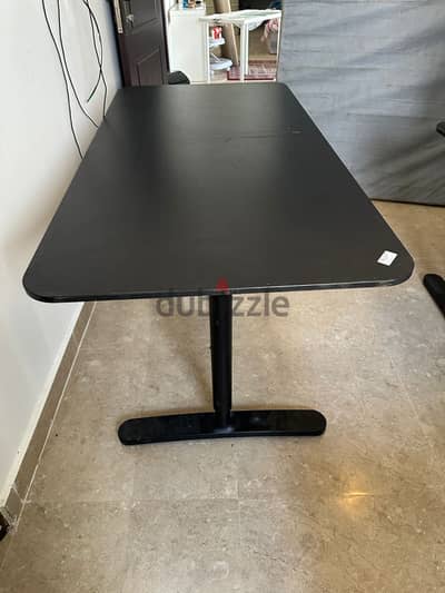 "Black Study Table - 2 Available! Only OMR 20 Each!"