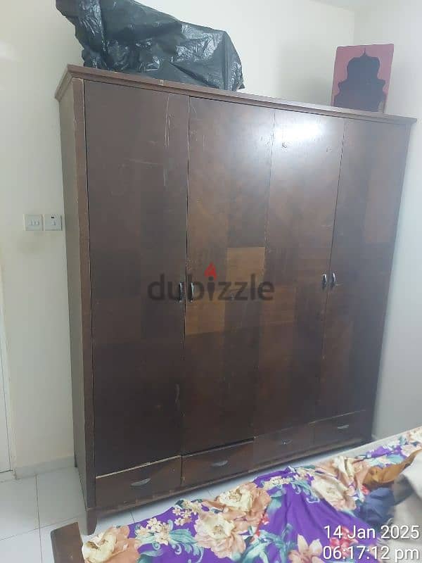 Furniture Double Bed Wardrobe Dressing Table 4