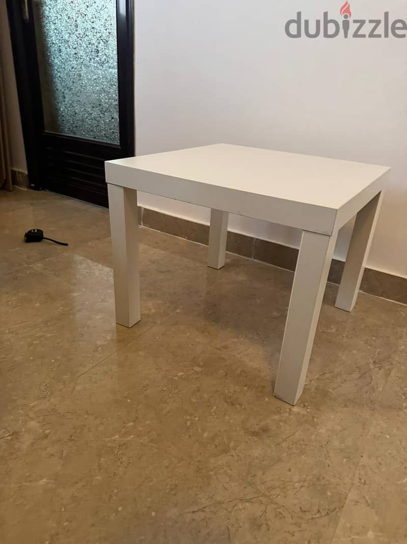 Small White IKEA Coffee Table - Great Condition! Only OMR 3! 3