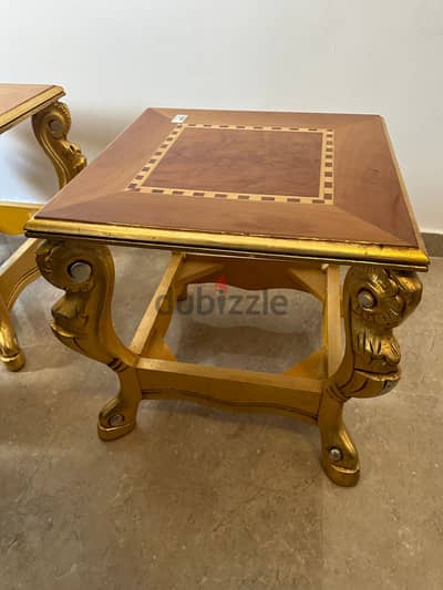 Elegant Golden Coffee Tables - Royal Vibes! Only OMR 8 Each!