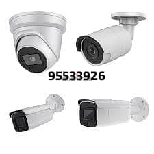 All type of CCTV Camera  Hikvision HD turbo 1080p  Ip camera HD