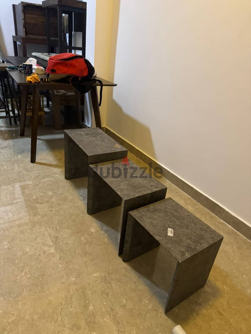 Set of Decoration Stools/Tables - Only OMR 20 1