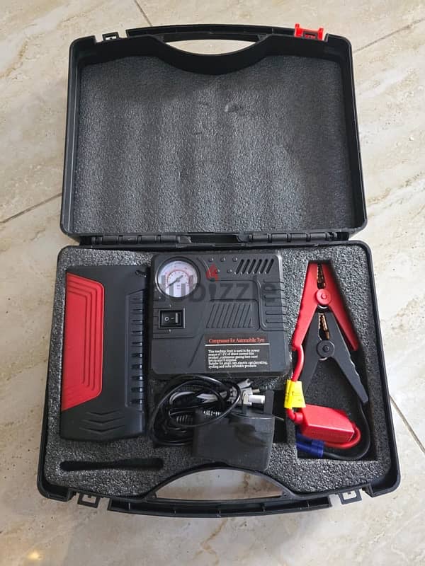 Multi Purpose Jump Starter, Tyre inflator, Power Bank 1