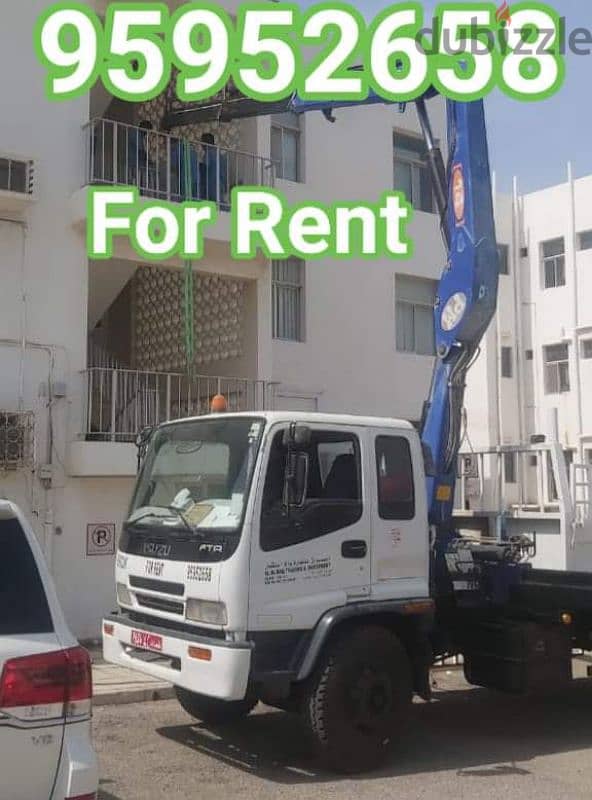 Hiup truck for rent all Muscat 7ton 10ton Best price 9595 26 58 0