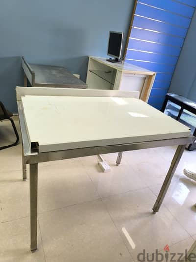 stainless steel flat table