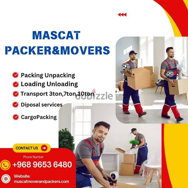 Muscat Movers & Packers Transport and Carpenter 0