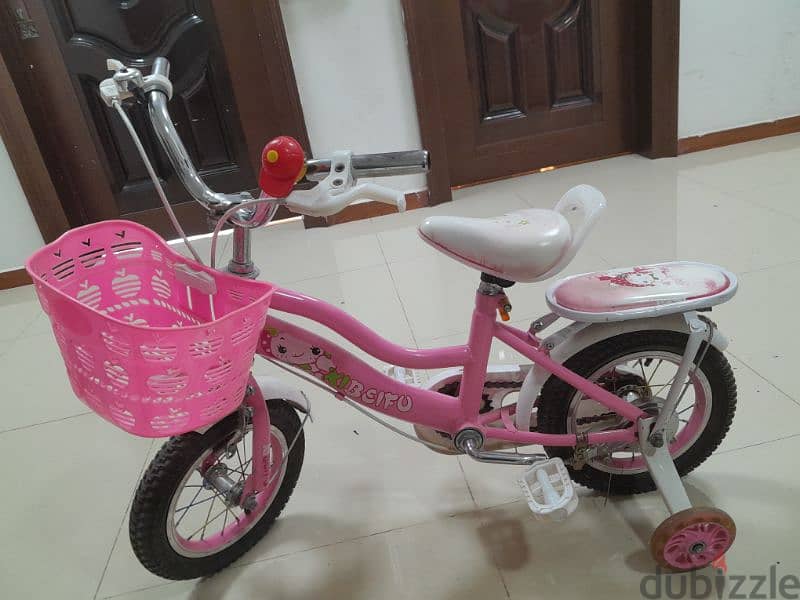 Kids bicycle with scooter for sale 1