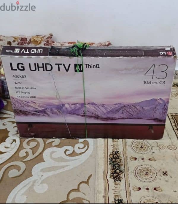 LG 43" AI thinQ smart tv 0