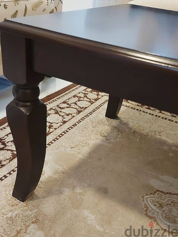 living room tables set / طقم طاولات خشبية 3