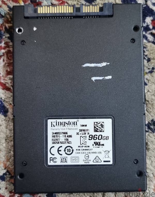 Kingston SSD 1 tb almost new 1