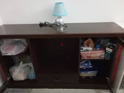 wood cabinet good condition